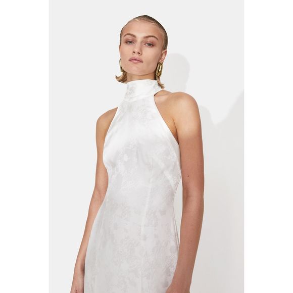 Galvan London Maya Silk-Blend A-Line Gown 38(6) $2950 - Picture 5 of 13